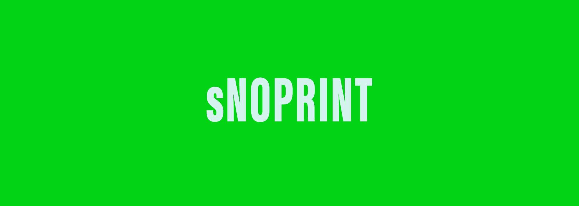 sNOprint